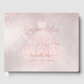 Glitter Gown+Confetti Gastenboek (Voorkant)