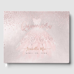 Glitter Gown+Confetti Gastenboek