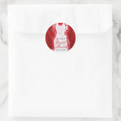 Glitter Gown Vrijgezellenfeest Favor Stickers Cirk (Tas)