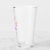 Glitter Gradation Heart Maid of Honor Glass Glas (Links)