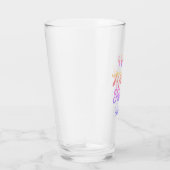 Glitter Gradation Heart Maid of Honor Glass Glas (Rechts)