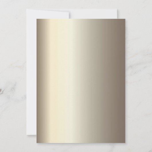 Glitter Graduation Cap Champagne Afstuderen Kaart (Achterkant)