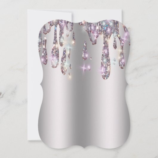 Glitter Graduation Cap, Drift Afstuderen Kaart (Achterkant)