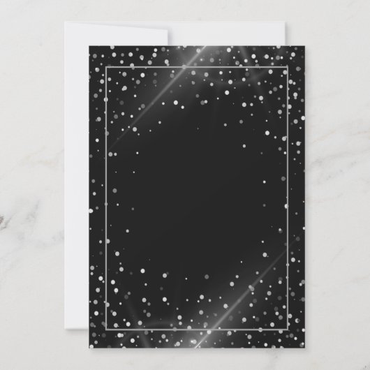 Glitter Graduation Cap, Roos Gold Drivers, zwart Kaart (Achterkant)