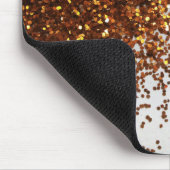 Glitter Grafisch Horizontaal Mousepad, bedrukt Gol Muismat (Hoek)