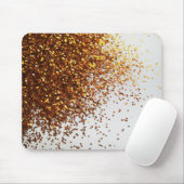Glitter Grafisch Horizontaal Mousepad, bedrukt Gol Muismat (Met muis)