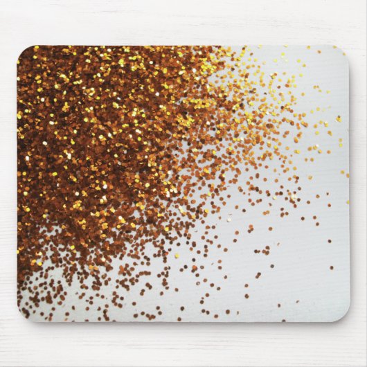 Glitter Grafisch Horizontaal Mousepad, bedrukt Gol Muismat (Voorkant)