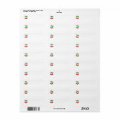 GLITTER GRAPHICS FOODS FRUITS ETIKET (Full Sheet)