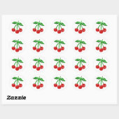 GLITTER GRAPHICS FOODS FRUITS RONDE STICKER (Vel)