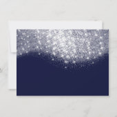 Glitter Gray Silver Blue Navy Certificate Gift (Achterkant)