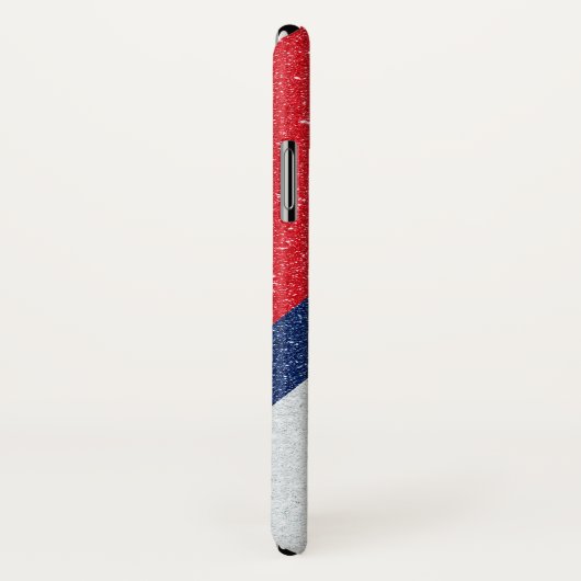 Glitter GRAY SILVER RED NAVY| Girly Lady Boss Case-Mate iPhone Case (Achterkant / rechts)