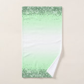 Glitter Green Bad Handdoek (Handdoek)