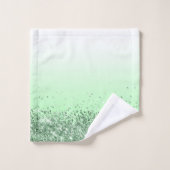 Glitter Green Bad Handdoek (Wasdoekje)