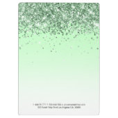 Glitter Green Klembord (Achterkant)
