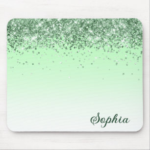 Glitter Green Muismat