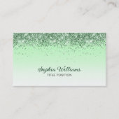Glitter Green Visitekaartje (Voorkant)
