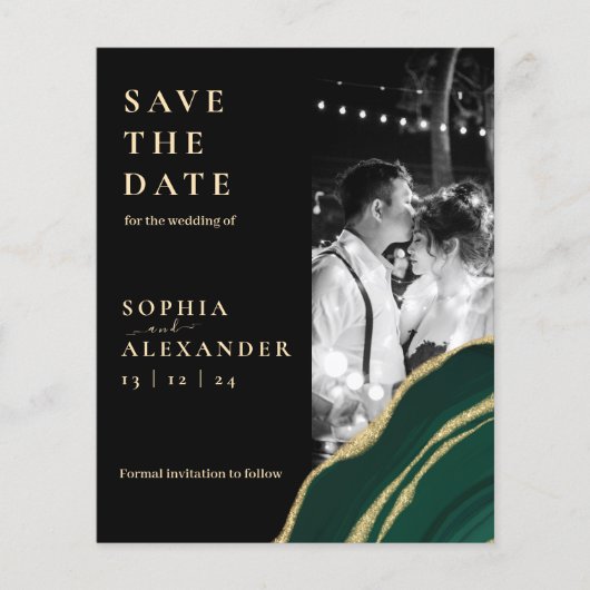 Glitter groene agaat edelsteen (Voorkant)