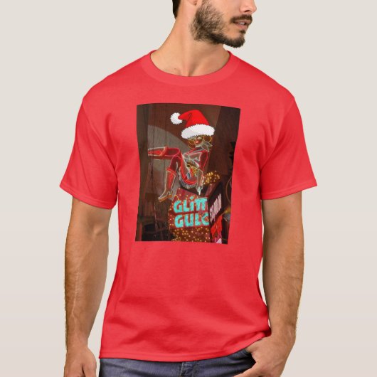 Glitter Gulch Kerstmis T-shirt (Voorkant)
