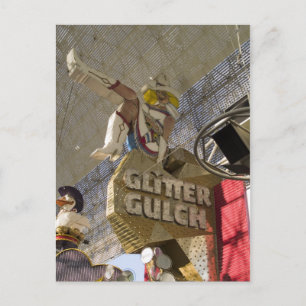 Glitter Gulch Las Vegas Foto Briefkaart