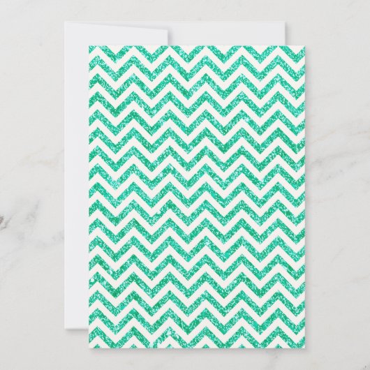 Glitter Gymnastic Invitation Kaart (Achterkant)