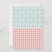 Glitter Gymnastic Invite Kaart (Achterkant)