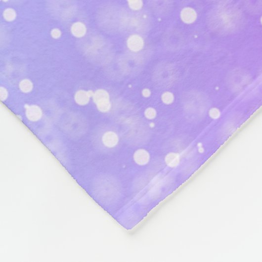 Glitter Gymnastics Beam Blue en Paars Fleece Deken (Hoek)