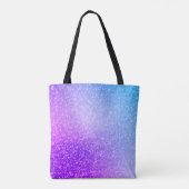 Glitter Gymnastics Beam Blue en Paars Tote Bag (Achterkant)