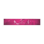 Glitter Hakken Roze Disco Bal Verjaardag Uitnodigingen Wikkel (Vlak)