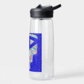 Glitter hamsa mooie bloem waterfles (Links)