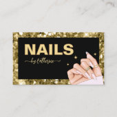 Glitter & Hand nagel salon Manicurist Klantenkaartje (Voorkant)