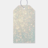 Glitter Happy kerstFeestdagen Gift Labels Cadeaulabel (Achterkant)