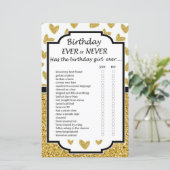 Glitter hart Birthday, al dan niet in game (Staand voorkant)