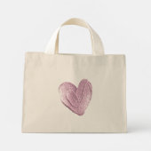 GLITTER HART CANVAS TAS (Achterkant)