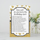 Glitter hart Hoe goed ken je de verjaardag? (Staand voorkant)