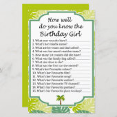 Glitter hart Hoe goed ken je de verjaardag? (Voorkant / Achterkant)