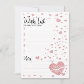 Glitter hart roze lippen Contact Info Verlanglijst (Achterkant)