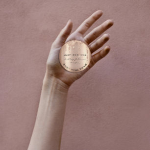 Glitter Hartelijk dank voor Roos Gold van naam Ronde Sticker