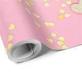 Glitter & harten cadeaupapier (Rol Hoek)