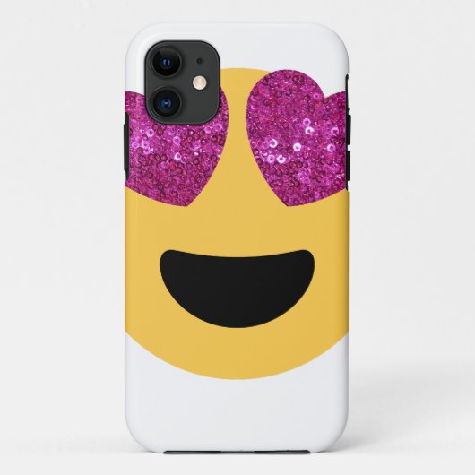glitter hartoog emoji Case-Mate iPhone case (Achterkant)