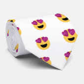 glitter hartoog emoji stropdas (Opgerold)