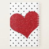Glitter Heart van het Inspirerend leven Planner (Achterkant)
