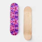 Glitter Hearts Cruiser Custom Pro Long Board Persoonlijk Skateboard (Voorkant)