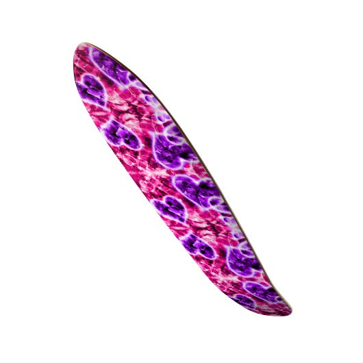 Glitter Hearts Cruiser Custom Pro Long Board Persoonlijk Skateboard (Voorkant)
