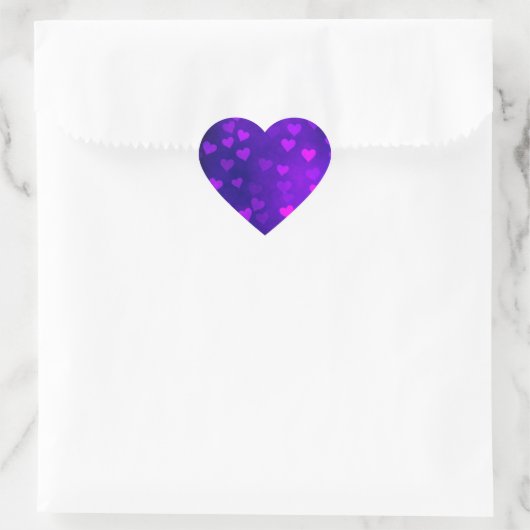 glitter hearts hart sticker (Tas)