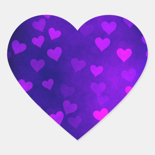 glitter hearts hart sticker (Voorkant)