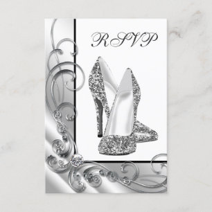 Glitter hoge hak schoen RSVP