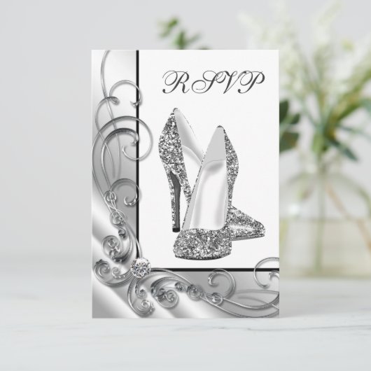 Glitter hoge hak schoen RSVP (Staand voorkant)
