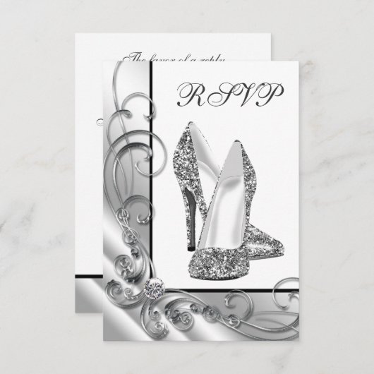 Glitter hoge hak schoen RSVP (Voorkant / Achterkant)