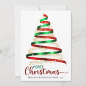 Glitter Holiday met heerlijk kerstfeest Kaart (Voorkant)