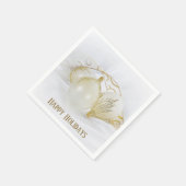 Glitter Holiday Ornaments Servet (Hoek)